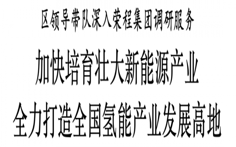 濱海新區(qū)區(qū)委副書記、區(qū)長單澤峰帶隊深入榮程集團(tuán)調(diào)研服務(wù)