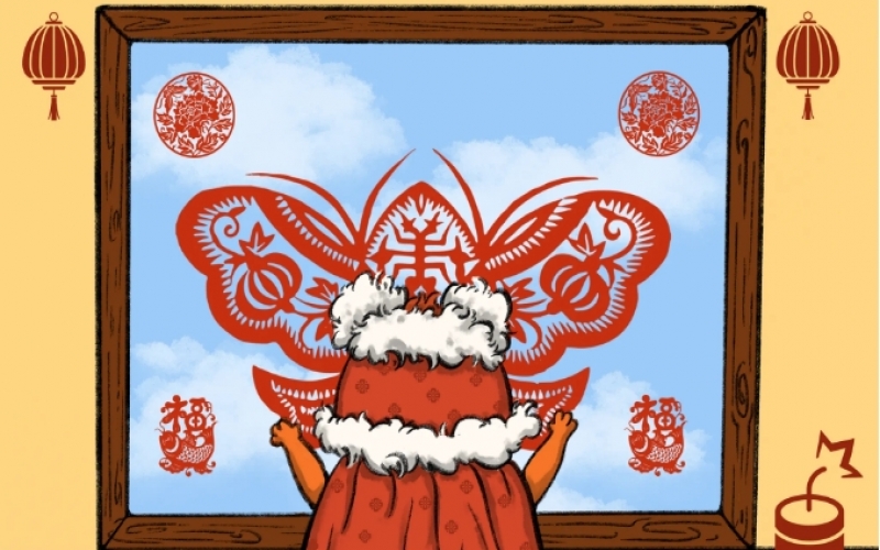 年味漸濃時(shí) - 臘月廿八，貼窗花